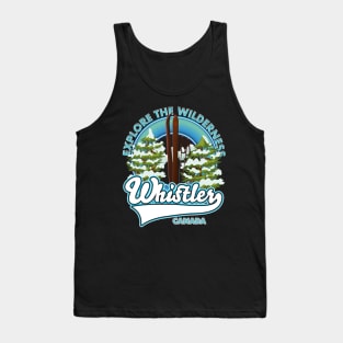 Whistler Canada,explore the wilderness, ski logo Tank Top